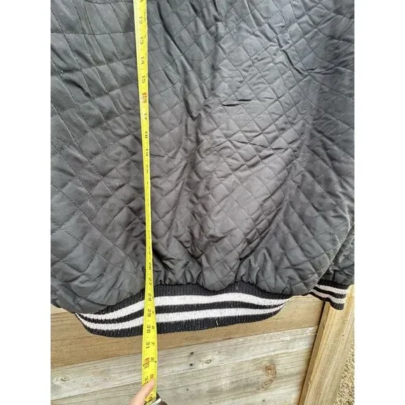 Vintage Rare Chicago Bulls NBA Championships Jacket Large Reversible *READ DES** - Picture 15 of 16